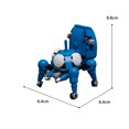 thumbnail image 1 of Juego de bloques de construcción modelo Mecha para niños, juguete de ladrillos para armar Robot Tachikomas, serie Moc, ideal para regalo, color azul y MOC-124687, 1 of 4