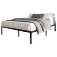 thumbnail image 4 of Castle Place Minimalist Metal Platform Bed King, Brown, 4 of 11