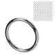 thumbnail image 5 of Hebilla redonda de plata para perro, arnés de pecho para mascotas, Protector de asiento para perro, accesorios de equipaje, hebilla redonda de 25x3,5mm/0,98x0,14 pulgadas, 5 of 14