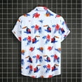 thumbnail image 5 of Alkepwun Hawaiian Shirt for Men Button Down Shirts Casual Short Sleeve Floral Tropical Regular-fit Summer Vacation Beach Shirts on Clearance, 5 of 7
