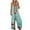 Light Blue jumpsuits women dressy, variant on Wycnly Jumpsuits for Women Dressy Vintage Pocket Spaghetti Strap Wide Leg Baggy Maxi Jumpsuits Overalls Summer V-Neck Sleeveless Floral Print Long Trendy Rompers Dark Gray xxl