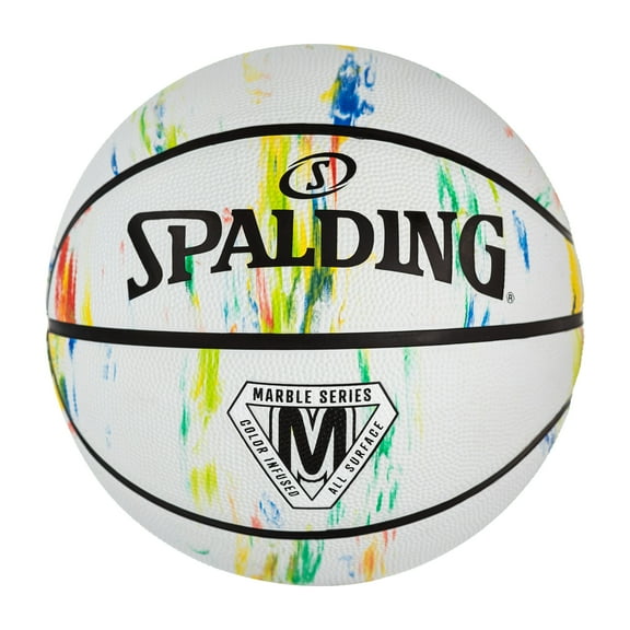 Spalding Marble Series Multi-Color Outdoor Basketball 29.5"