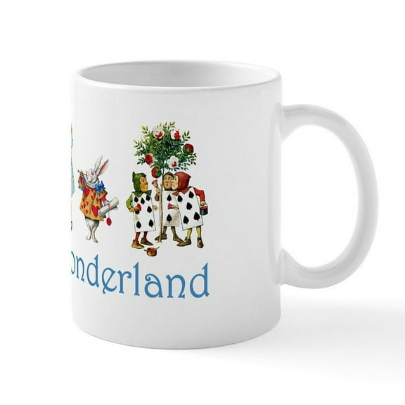 CafePress - Alice In Wonderland Mug - 11 oz Ceramic Mug - Novelty Coffee Tea Cup