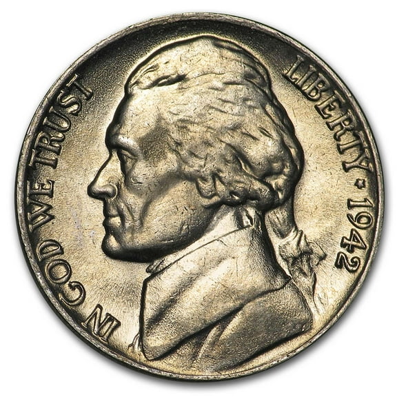 1942 Jefferson Nickel BU