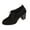 Black, variant on Womens Shoes Classic Suede Winter Fall Shoes Fashion Chunky Mid-Heel Round Toe Slip On Shoes for Women Solid Color Vintage Casual Lace-Up Dress Shoes 5.5-9 Black