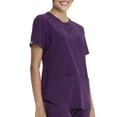 thumbnail image 4 of Scrubstar Women's Supreme Stretch Antimicrobial V-Neck Placket Scrub Top WM01T902, 4 of 8