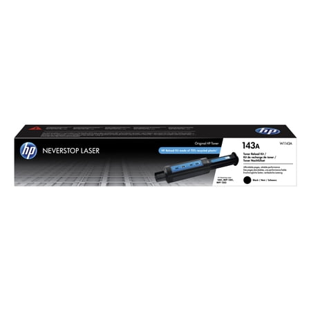 UPC: 0193905679362 | HP 143A Neverstop Black Toner Reload Kit  W1143A