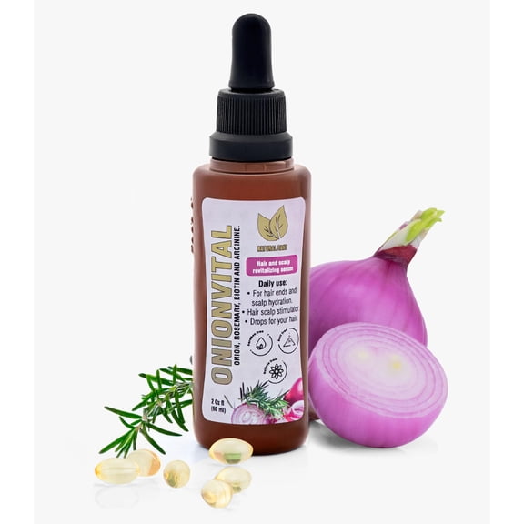 Natural Sant OnionVital Hair Serum – Onion, Rosemary, Biotin & Arginine – 60 ml (2.02 fl oz)