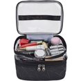 thumbnail image 3 of Trousse de Toilette, Grande Trousse de Maquillage de Voyage, 3 of 4