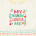 thumbnail image 4 of Inktastic Mamaw Loves Me Girls Apparel Girls Baby Dress, 4 of 5