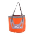 thumbnail image 1 of Unique Bargains 12L Collapsible Bucket, Portable Folding Water Storage Wash Basin, Orange, 1 of 7