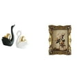 thumbnail image 1 of Elegantes Figuras De Pareja De Cisnes Y Marcos De Fotos Vintage Ornamentados, Artesanías Decorativas Para Mesa, Estantería, Entrada, Pasillo, Exhibición De Bodas., 1 of 8