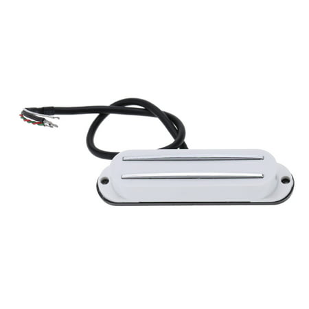 Dual Hot Rail Single Coil Humbucker Pickup 4 Wire for Electric
