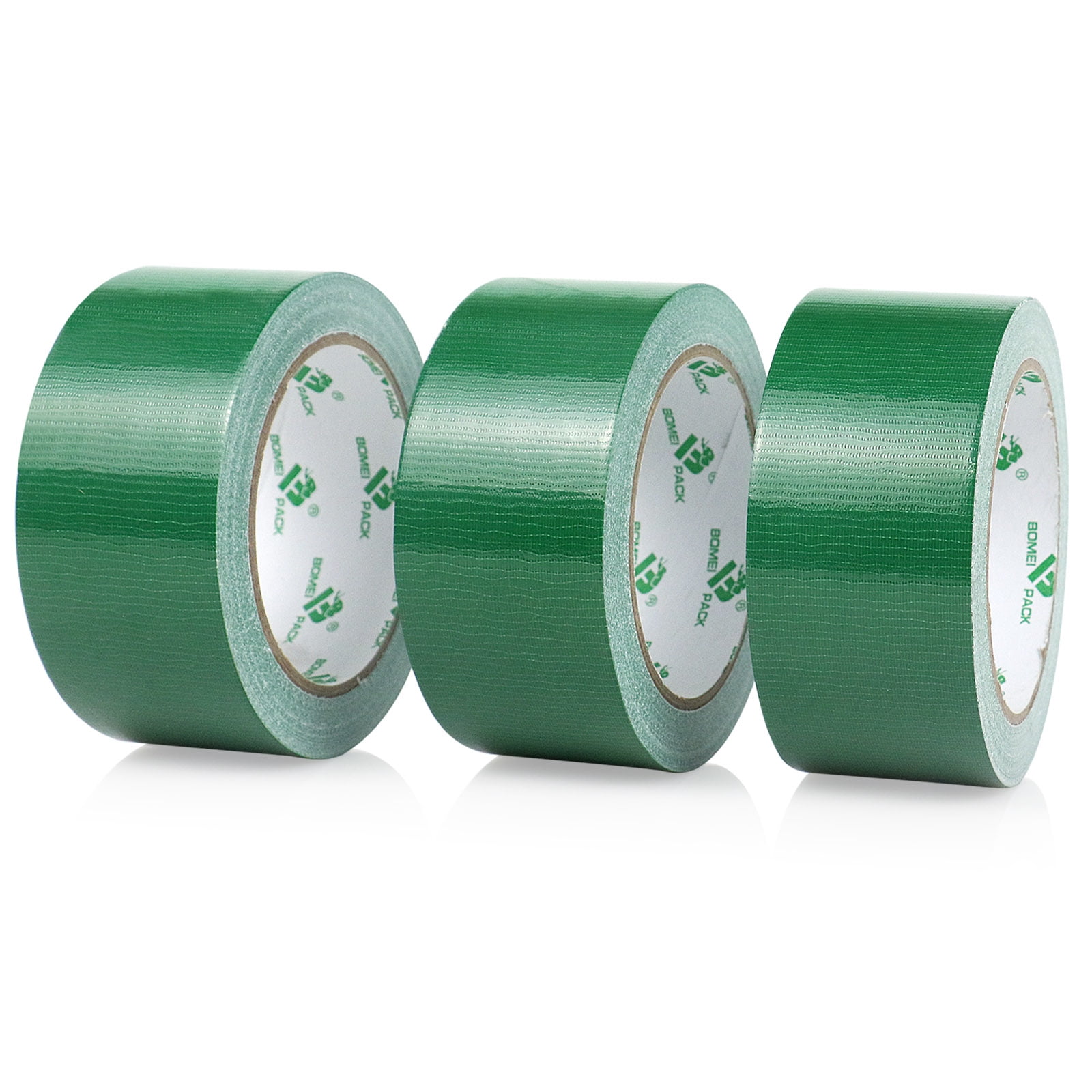3 Pack Green Duct Tape Heavy Duty, Residue Free MultiPurpose Duct