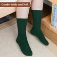 thumbnail image 2 of Loritta Wool Socks for Women, 5 Pairs Ladies Cozy Boot Winter Thermal Warm Thick Socks Size 5-9, 2 of 6