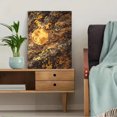 thumbnail image 5 of Abstract Gold Moon Canvas Print, Textured Modern Wall Art for Living Room Bedroom Office Entryway Apartment Home Decor, 5 of 8