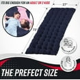 thumbnail image 2 of Vaygway Outdoor Camping Cot Pads Mattress- Soft Comfortable Lightweight Thick Cotton Sleeping Cot- Portable Hiking, Traveling, Backpacking Waterproof Bottom Pad Mattress, 2 of 7