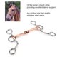 thumbnail image 3 of Brocas para Caballos, Broca de atrenamiento de Acero inoxidable, Broca para Caballo, Broca para Caballo, filete para mascar, Accesorio de Carreras, Brocas para filete, mess, 3 of 7