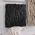 thumbnail image 3 of Uttermost Gathered Teak Square Transitional Wood Wall Decor in Black, 3 of 5