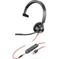 thumbnail image 2 of Poly Blackwire 3315 - 3300 Series - headset - on-ear - wired - 3.5 mm jack, USB-A, 2 of 3
