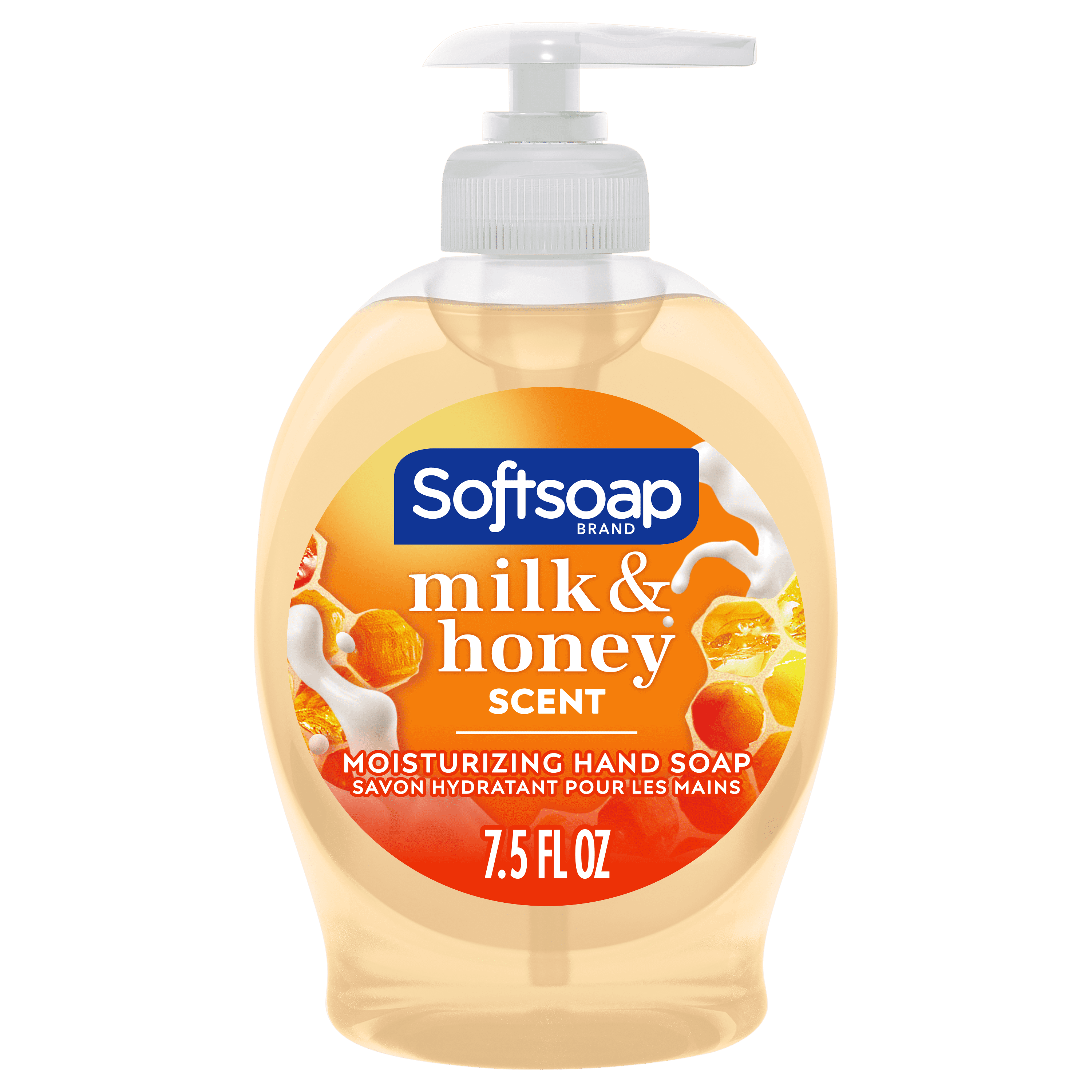 Softsoap Milk & Honey Scent Liquid Hand Soap, Moisturizing Liquid Hand Soap, 7.5 Oz.