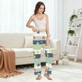thumbnail image 5 of Dailycode Women's Pajama Pants Wide Leg Lounge Pj Bottoms With Pockets Starfish Star, 5 of 7