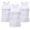 White, variant on APEXFWDT Men's 3 Pack Workout Tank Tops Sleeveless Gym Shirts Bodybuilding Fitness Muscle Tee Undershirt Compression Shirt Tank Top，M,White