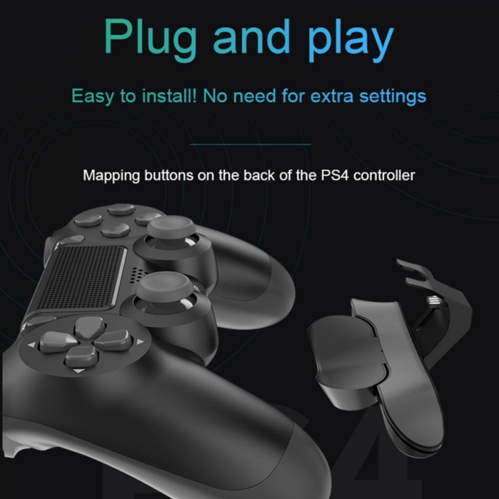 Buy Extended Gamepad Back Button Attachment Joystick Rear Button With Turbo Key Adapter For PS4