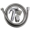 thumbnail image 3 of Chrome Bidet Shattaf Douche Spray Hygienic Toilet Shower Head Hose Set, 3 of 9