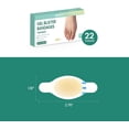 thumbnail image 7 of Welnove Gel Blister Bandages, 22 Pack Hydrocolloid Bandages for Feet, Water Resistant Blister Cushions, Blister Pads for Blister Prevention & Recovery - Toe Pack, 7 of 7
