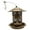 B, variant on WMGHA Metal Bird Feeders for Outside, Squirrel Proof Wild Bird Feeder, Hanging Outdoor Mesh Tube Iron Birdfeeder with 4 Perches, Tray, Large Roof,Weatherproof, Garden Yard Decoration