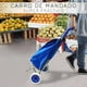 thumbnail image 2 of Carrito para Mandado Compras Resistente Plegable y Multiusos azul, 2 of 9