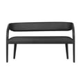 thumbnail image 5 of Modway Pinnacle Vegan Leather Accent Bench in Black, 5 of 9