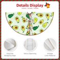 thumbnail image 3 of Fotbe Cartoon Fruit Pattern Christmas Tree Skirt, Tree Skirts Plush Christmas Decorations, Christmas Tree Skirts Xmas Decorations Holiday Party Decor-36", 3 of 6