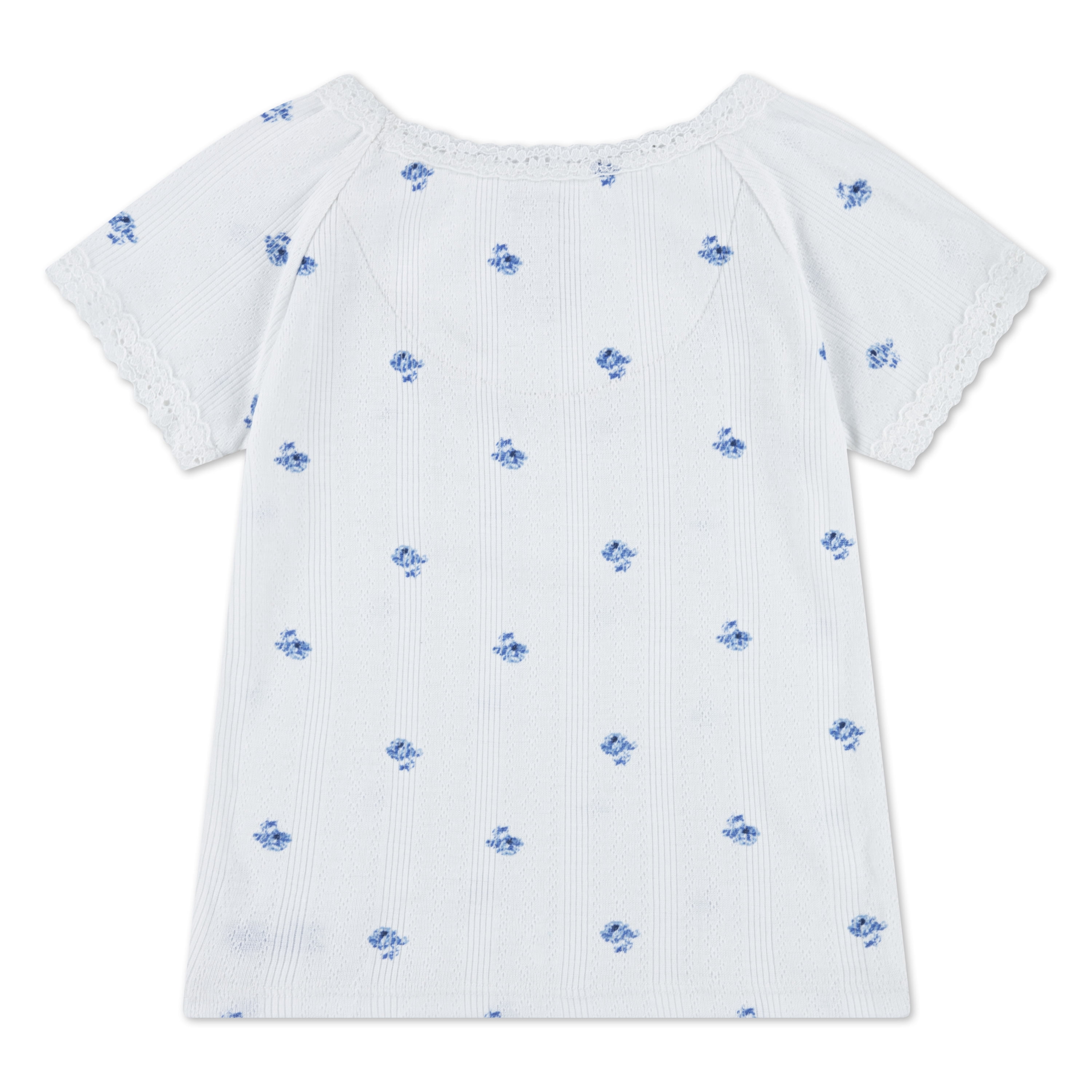 Levi Girls Short Sleeve Ditsy Print Knit Top, Sizes 7-16