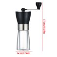 thumbnail image 3 of Manual Coffee Grinder 1PC Ceramic Burr Mill for Espresso & Pour Over 2.36x2.36x6.69in,Adjustable Coarse to Fine Grind Portable Hand Crank Brewer, 3 of 6