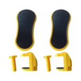 thumbnail image 4 of Bunblic 2 Pieces Arm Rest for Desk Gifts Ergonomics Desk Extender for Mouse Home Use Yellow, 4 of 8