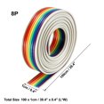 thumbnail image 2 of 8P Cable Puente de paso de 1,27 mm DIY Tablero de circuitos Cable plano de 1m de largo, 2 of 4