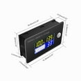 thumbnail image 4 of 12V-48V Battery Capacity Indicator LCD Voltmeter Temperature Meter for Lead-Acid Lithium LiFePO4 Batteries 48V, 4 of 7