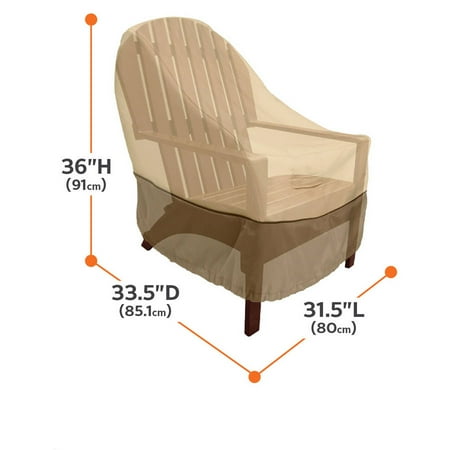 Summary Classic Accessories Veranda Adirondack Patio Chair Cover Classic Accessories Veranda Adirondack Patio Chair Cover W