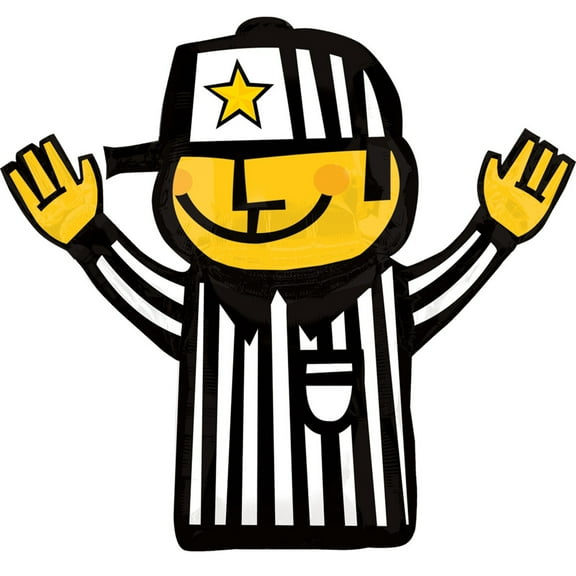 Anagram Football Referee Super Shape 32" Foil Balloon Party Supply