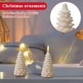 thumbnail image 6 of Christmas Tree Shaped Candles, Cedar Scented Candles, Handmade Christmas Decor & Gift Options, 1-Pack Festive Christmas Eve Candles For Home Decoration, Pine Cone Textured Candles, 6 of 6