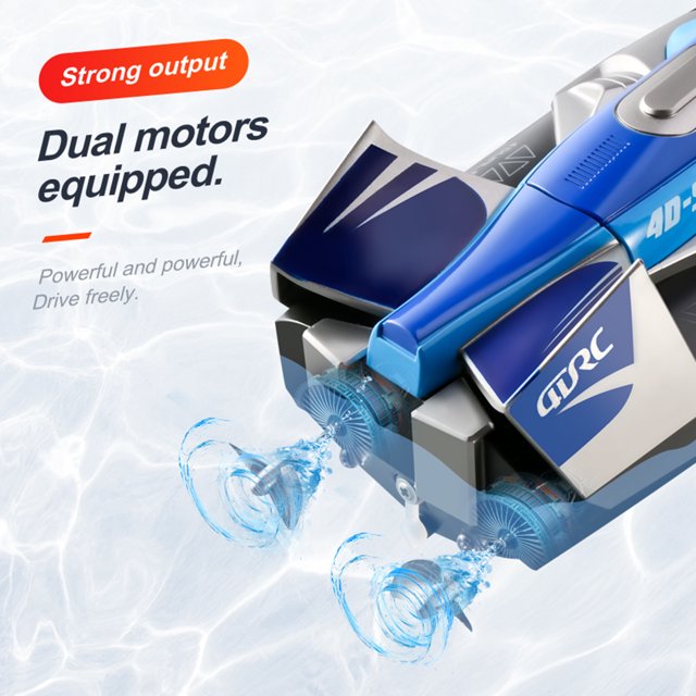 30 km/h 24 ghz 4 canales Rc Speedboat juguetes Sensor automático juegos de agua para niños JShteea libre de BPA
