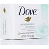 Dove Sensitive Skin Unscented Moisturizing Cream Bar Soap, 3.15, 3 Pack