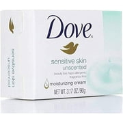 Dove Sensitive Skin Unscented Moisturizing Cream Bar Soap, 3.15, 3 Pack