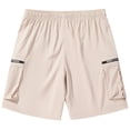 thumbnail image 6 of LTTVQM Hiking Shorts Men Cargo Shorts Casual Lightweight Breathable Golf Outdoor Workout Shorts with Multi Pocket for Fishing Travel Khaki 2XL, 6 of 8