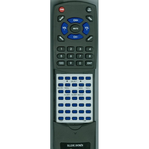 Replacement Remote for COBY RTHDR650, HDR650