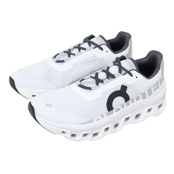 Zapatillas On Cloudmonster para hombre, todas blancas, talla 8 EE. UU.