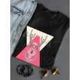 thumbnail image 3 of Cool Tribal Geometric Deer T-Shirt Women -Image by Shutterstock, Female Large, 3 of 4