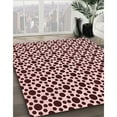 thumbnail image 2 of Ahgly Company Indoor Round Patterned Deep Rose Pink Area Rugs, 7' Round, 2 of 6